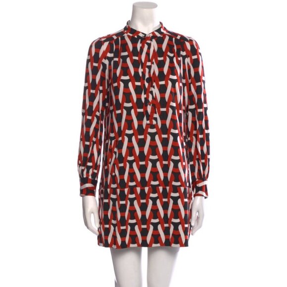 DVF • Silk Mini Dress • 10 - Picture 1 of 10